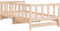 vidaXL - Slaapbank - uitschuifbaar - 2x(80x200) - cm - massief - grenenhout