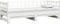 vidaXL - Slaapbank - uitschuifbaar - 2x(80x200) - cm - massief - grenenhout - wit