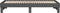 vidaXL - Slaapbank - uitschuifbaar - 2x(80x200) - cm - massief - grenenhout - grijs