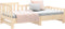 vidaXL - Slaapbank - uitschuifbaar - 2x(80x200) - cm - massief - grenenhout