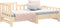 vidaXL - Slaapbank - uitschuifbaar - 2x(90x200) - cm - massief - grenenhout