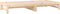 vidaXL - Slaapbank - uitschuifbaar - 2x(90x200) - cm - massief - grenenhout