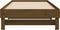 vidaXL - Slaapbank - uitschuifbaar - grenenhout - honingbruin - 2x(100x200) - cm
