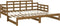 vidaXL - Slaapbank - uitschuifbaar - grenenhout - honingbruin - 2x(90x200) - cm