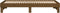 vidaXL - Slaapbank - uitschuifbaar - grenenhout - honingbruin - 2x(90x200) - cm