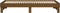 vidaXL - Slaapbank - uitschuifbaar - grenenhout - honingbruin - 2x(100x200) - cm