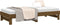 vidaXL - Slaapbank - uitschuifbaar - grenenhout - honingbruin - 2x(90x200) - cm