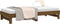 vidaXL - Slaapbank - uitschuifbaar - grenenhout - honingbruin - 2x(100x200) - cm