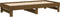vidaXL - Slaapbank - uitschuifbaar - grenenhout - honingbruin - 2x(90x190) - cm