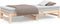 vidaXL - Slaapbank - uitschuifbaar - massief - grenenhout - 2x(75x190) - cm