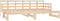 vidaXL - Slaapbank - uitschuifbaar - massief - grenenhout - 2x(80x200) - cm