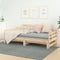 vidaXL - Slaapbank - uitschuifbaar - massief - grenenhout - 2x(80x200) - cm