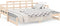 vidaXL - Slaapbank - uitschuifbaar - massief - grenenhout - 2x(80x200) - cm