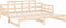 vidaXL - Slaapbank - uitschuifbaar - massief - grenenhout - 2x(80x200) - cm