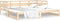 vidaXL - Slaapbank - uitschuifbaar - massief - grenenhout - 2x(80x200) - cm