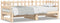 vidaXL - Slaapbank - uitschuifbaar - massief - grenenhout - 2x(90x190) - cm