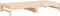 vidaXL - Slaapbank - uitschuifbaar - massief - grenenhout - 2x(90x190) - cm