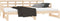 vidaXL - Slaapbank - uitschuifbaar - massief - grenenhout - 2x(90x190) - cm