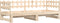 vidaXL - Slaapbank - uitschuifbaar - massief - grenenhout - 2x(90x190) - cm