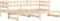 vidaXL - Slaapbank - uitschuifbaar - massief - grenenhout - 2x(90x190) - cm
