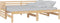 vidaXL - Slaapbank - uitschuifbaar - massief - grenenhout - 2x(90x200) - cm