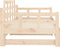 vidaXL - Slaapbank - uitschuifbaar - massief - grenenhout - 2x(90x200) - cm