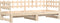 vidaXL - Slaapbank - uitschuifbaar - massief - grenenhout - 2x(90x200) - cm