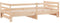 vidaXL - Slaapbank - uitschuifbaar - massief - grenenhout - 2x(90x200) - cm