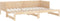 vidaXL - Slaapbank - uitschuifbaar - massief - grenenhout - 2x(90x200) - cm