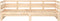 vidaXL - Slaapbank - uitschuifbaar - massief - grenenhout - 2x(90x200) - cm