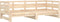vidaXL - Slaapbank - uitschuifbaar - massief - grenenhout - 2x(90x200) - cm
