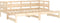 vidaXL - Slaapbank - uitschuifbaar - massief - grenenhout - 2x(90x200) - cm