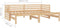 vidaXL - Slaapbank - uitschuifbaar - massief - grenenhout - 2x(90x200) - cm