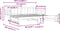 vidaXL - Slaapbank - uitschuifbaar - massief - grenenhout - 2x(90x200) - cm