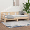 vidaXL - Slaapbank - uitschuifbaar - massief - grenenhout - 2x(90x200) - cm