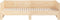 vidaXL - Slaapbank - uitschuifbaar - massief - grenenhout - 2x(90x200) - cm