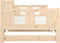 vidaXL - Slaapbank - uitschuifbaar - massief - grenenhout - 2x(90x200) - cm