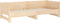 vidaXL - Slaapbank - uitschuifbaar - massief - grenenhout - 2x(90x200) - cm