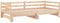 vidaXL - Slaapbank - uitschuifbaar - massief - grenenhout - 2x(90x200) - cm
