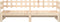 vidaXL - Slaapbank - uitschuifbaar - massief - grenenhout - 2x(90x200) - cm