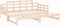 vidaXL - Slaapbank - uitschuifbaar - massief - grenenhout - 2x(90x200) - cm