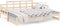 vidaXL - Slaapbank - uitschuifbaar - massief - grenenhout - 2x(90x200) - cm