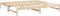 vidaXL - Slaapbank - uitschuifbaar - massief - grenenhout - 2x(90x200) - cm