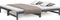 vidaXL - Slaapbank - uitschuifbaar - massief - grenenhout - grijs - 2x(90x200) - cm