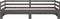 vidaXL - Slaapbank - uitschuifbaar - massief - grenenhout - grijs - 2x(90x200) - cm