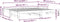 vidaXL - Slaapbank - uitschuifbaar - massief - grenenhout - grijs - 2x(90x200) - cm