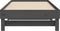 vidaXL - Slaapbank - uitschuifbaar - massief - grenenhout - grijs - 2x(90x190) - cm