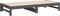 vidaXL - Slaapbank - uitschuifbaar - massief - grenenhout - grijs - 2x(90x190) - cm