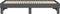vidaXL - Slaapbank - uitschuifbaar - massief - grenenhout - grijs - 2x(90x190) - cm