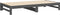 vidaXL - Slaapbank - uitschuifbaar - massief - grenenhout - grijs - 2x(90x200) - cm